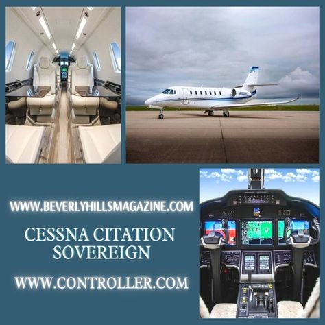 #Cessna Citation Sovereign has upgraded avionics, a new interior design, modern technology, and enhanced performance. ❤️ #privatejets #jets #BevHillsMag ⭐️ READ MORE>>> https://www.beverlyhillsmagazine.com/cool-jets-cessna-citation-sovereign/ Cessna Citation, Cessna Aircraft, Glass Cockpit, Turbofan Engine, Luxury Jets, Luxury Private Jets, New Interior Design, Private Jet, Business Leader