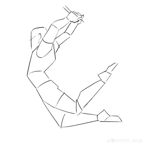 Falling Poses Drawing Reference, Dnd Poses, Running Reference, Art Refs, Mellon Soup, Party Poses, Drawing Body Poses, Sketch Poses, Art Templates