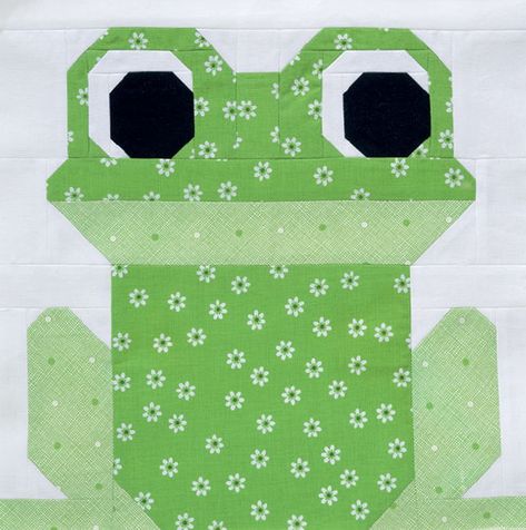 Quilt Block Patterns Easy, Frog Quilt, Picnic Print, Quilt Blocks Easy, Quilt Block Patterns Free, Quilt Sewing Patterns, Quilt Care, Star Quilt Blocks, Animal Quilts