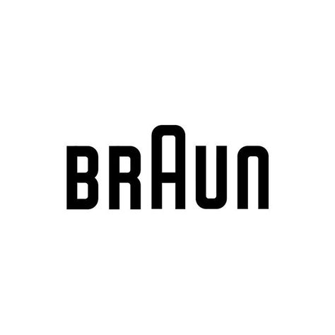 Braun (wordmark) by Wolfgang Schmittel, 1952. #brand #branding #brandidentity #contemporary #design #designhistory #graphic #graphicdesign… Braun Logo, History Design, Brand Identity, Contemporary Design, Branding, Graphic Design, ? Logo, Instagram, Design