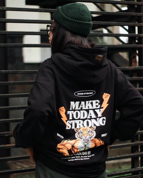 STAY STRONG AND STAY ENTHUSIASTIC !!! BYONE AVAILABLE pullover hoodie - "TIGER STRONG" . . . Available size : M, L, XL, XXL. Material : 100% full cotton #byoneavailable #byoneavailablestore #byoneavailablecatalog #byoneavailableproduction #hoodie #hoodiefullcotton Stay Strong, Pullover Hoodie, The 100, On Instagram, Instagram