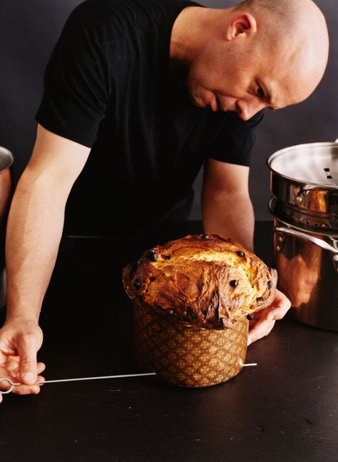 Our best panettone recipe, adapted from baker Jim Lahey, employs a long rise for a festive and flavorful holiday bread without much work. Panettone Recipe, Jim Lahey, Holiday Bread, Fried Bananas, Candied Orange Peel, Light Rum, Golden Raisins, King Arthur Flour, Dessert Ingredients