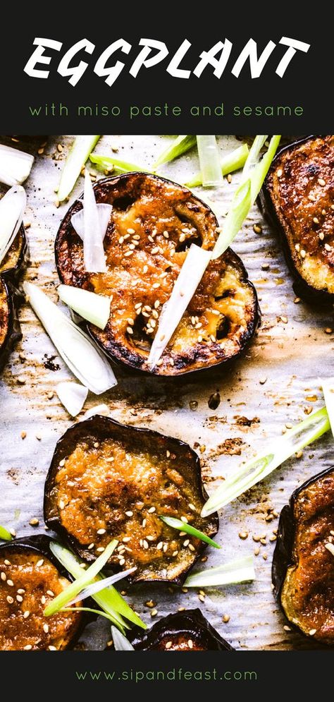 Nobu Recipe, Miso Eggplant, Sesame Seeds Recipes, Main Entree Recipes, Easy Eggplant, Miso Recipe, Eggplant Recipes Easy, Just One Cookbook, Authentic Asian Recipes