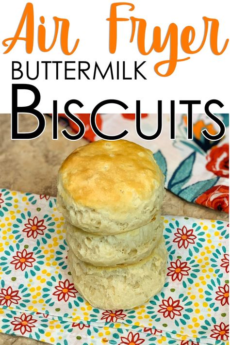 Air Fryer Biscuits, Biscuits Recipes, Fresh Recipe, Homemade Buttermilk Biscuits, How To Make Buttermilk, Air Fried Food, Air Fryer Oven Recipes, Homemade Buttermilk, Air Fryer Dinner Recipes