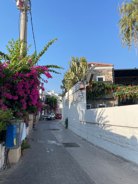 Bodrum, the Aegean Sea, Turkey #turkey #bodrum #aegeansea #mediterranean #street #streetphotography #architecture Turkey Bodrum, Spain Trip, Bodrum Turkey, Greece Islands, Aegean Sea, 2024 Vision, Spain Travel, Summer House, Places Ive Been