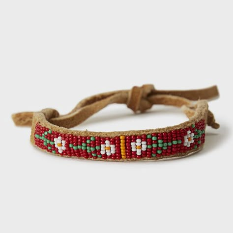 RTH Indian Beaded Bracelet Loom Jewelry, Beaded Leather Bracelet, Bead Weaving Patterns, Bead Loom Bracelets, Bracelets Diy, Bead Loom Patterns, Loom Bracelets, Beaded Bracelet Patterns, Seed Bead Bracelets