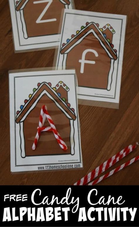 Preschool Gingerbread, Gingerbread Alphabet, Christmas Science Experiments, 123 Homeschool 4 Me, Christmas Literacy, Gingerbread Man Activities, Gingerbread Activities, Preschool Room, Preschool Christmas Activities