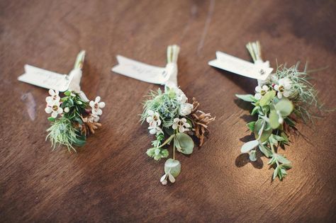 wild & whimsical bouties from @thepollenmill 🌿✨ #weddingswithgrace #bouties #weddingflorals #floraldesign  photo • @anneclairebrun • floral • @thepollenmill • coordination • @withgraceandloveevents • Rustic Wedding Boutonniere, Boutineer Wedding, Boutonniere Wedding Rustic, Flower Hydrangea, Rustic Boutonniere, Prom Corsage, Lapel Flower, Silk Hydrangeas, Corsage Prom