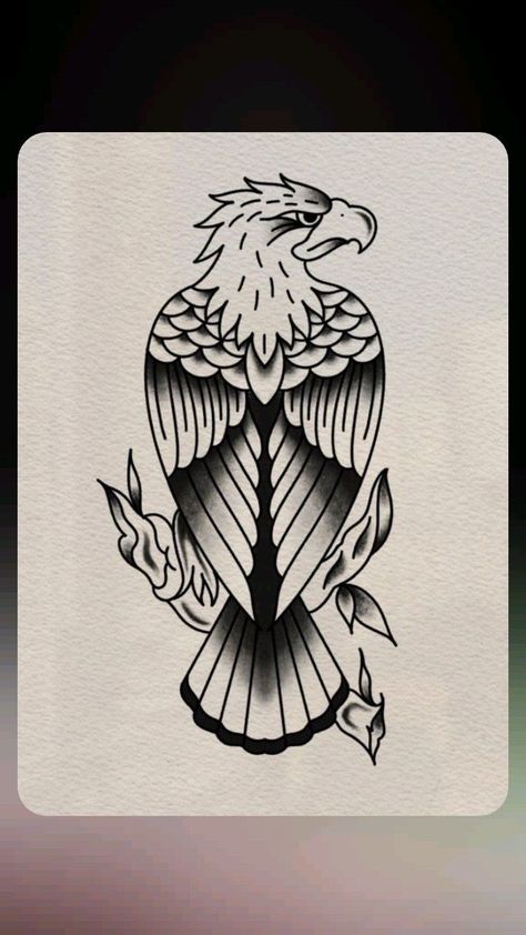 Eagle Tattoo Traditional Old School, American Traditional Tattoo Art Flash, Old School Eagle Tattoo, Traditional Eagle Tattoo Design, Old School Flash Tattoo, American Traditional Eagle, Bald Eagle Tattoos, Traditional Eagle, Traditional Eagle Tattoo