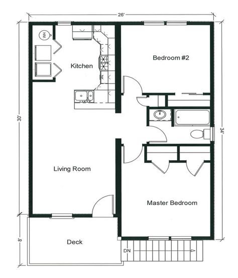 2 Bedroom Bungalow Floor Plan | ... plan and two generously sized bedrooms, plus an 8' x 13' open deck Two Bedroom Bungalow Floor Plans, 1 Bedroom Bungalow Floor Plans, 2 Bedroom One Bath Floor Plans, 1000 Sqft House Plans Open Floor, 2 Bed Bungalow Floor Plan, 2 Bed House Plans Open Floor, House Plans 2 Bedroom 2 Bath, Two Bedroom Open Floor Plan, 2 Bed 1 Bath Floor Plan