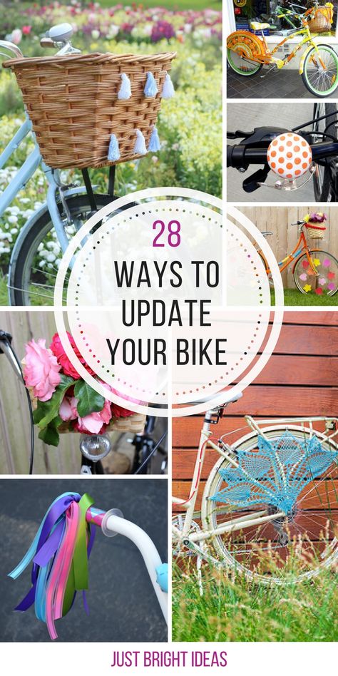 Kids Bike Makeover, Bike Makeover, Bicycle Makeover, Kids Bike Storage, Bike Decorations, Bicycle Diy, Diy Wainscoting, Biking Diy, Diy Blanket Ladder