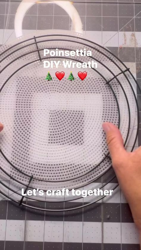 102K views · 2.2K reactions | Let’s create a fun and festive poinsettia wreath together for the holiday season ❤️🎄#holliehobbies#diyholidaywreath#PoinsettiaWreath#ChristmasCrafts | Hollie Hobbies | Hollie Hobbies · Original audio Pointsetta Wreath Diy, Diy Poinsetta Wreath, Christmas Poinsettia Wreath, Pink Poinsettia Wreath, Poinsettia Wreath Diy, White Poinsetta Wreath, Poinceta Wreath, Poinsettia Wreath Tutorial, Pointsetta Wreath Ditections To Make