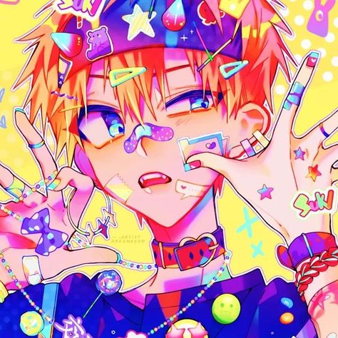 Hyper Saturated Art, Hyperpop Art Anime, Bright Anime Pfp, Eyestrain Art Pfp, Colorful Anime Pfp, Hyper Pop Aesthetic, Hyperpop Pfp, Kid Core Art, Colorful Pfps