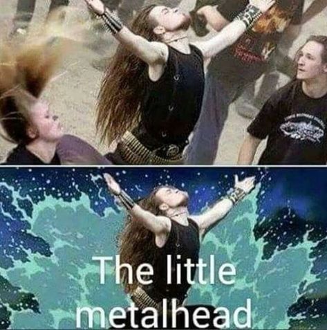 Let the metal flow through your veins with these brutal memes! #Brutal #MetalMemes #FunnyMemes Metal Humor, Music Memes Funny, Muzică Rock, Metal Meme, Music Jokes, Metal Head, Heavy Metal Music, Band Memes, School Memes