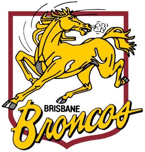 The history of the Brisbane Broncos Rugby League Football Club stretches back from their inception in the mid 1980s to the present day. Description from lacosteoutletbox.com. I searched for this on bing.com/images Nrl Broncos, Rugby Logo, National Rugby League, Go Broncos, Brisbane Broncos, Sports Team Logos, Sports Logos, Retro Logos, Rugby Union