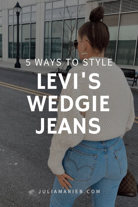 Levi Wedgie Jeans Outfit, Levis Wedgie Straight Jeans Outfit, Wedgie Jeans Outfit, Levi 501 Jeans Women Outfit, Levis Women Outfits, Levi 501 Jeans Women, Levi Wedgie Jeans, 501 Outfit, Levi Jeans Outfit