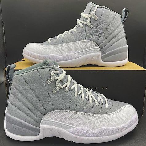 Jordan Men 12s Retro Stealth Jordan 12 Outfit Men, Jordan Apparel, Retro Jordans, Jordan 12s, Jordan Men, Nike Shoes Women Fashion, Pretty Sneakers, Neutral Color Palette, Jordan Shoes Retro