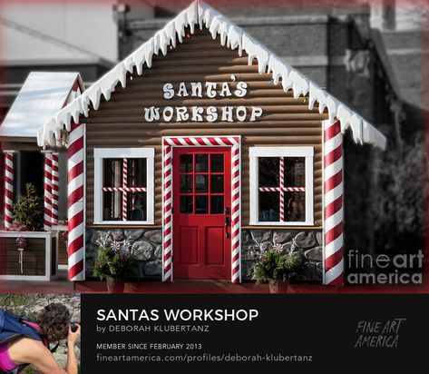 Santa Workshop, Christmas Parade Floats, Christmas Booth, Diy Christmas Village, December 3rd, Gingerbread Christmas Decor, Christmas Float, Santa's Workshop, Christmas Yard Decorations