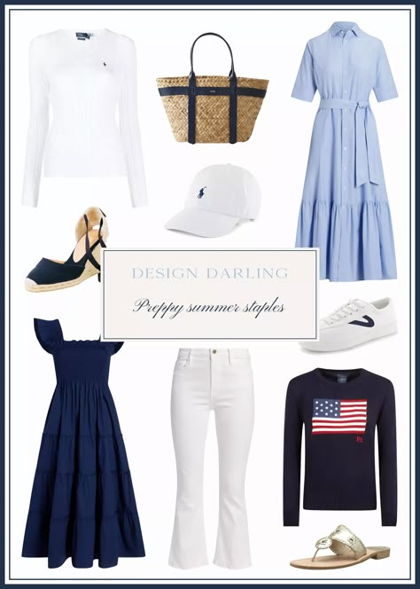 New England Outfit Summer, Paraw Regatta, Ralph Lauren Summer Outfits, New England Outfit, Nautical Wardrobe, Nantucket Style Clothing, Dream House Closet, England Outfits, Preppy Chic Outfits