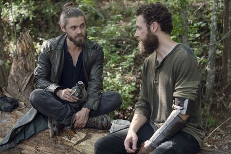 'The Walking Dead' showrunner on if Jesus and Aaron are a couple Paul Monroe, Paul Rovia, Tom Payne, Jena Malone, Michael Rooker, Prodigal Son, Jamie Campbell Bower, Michael Sheen, Kevin Costner