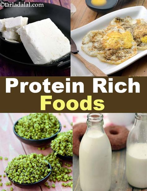 List of Protein Rich Vegetarian Indian Foods, TarlaDalal.com Hospital Snacks, Fiber Breakfast, Veg Protein, Healthy Lunch Salad, Rich Recipes, Recipes Protein, Protein Rich Diet, Biryani Rice, Quick Vegetarian Meals