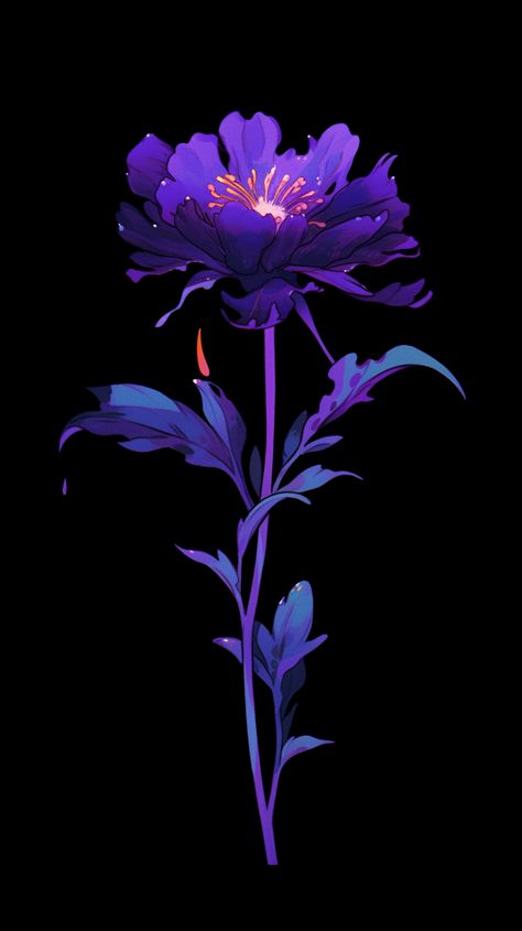 Flower Creature Concept Art, Vivisteria Flower Elemental, Magic Plants Art, Magic Aesthetic Purple, Plant Magic Aesthetic, Purple Spider Lily, Fantasy Plants Art, Magic Flower Art, Flower Concept Art