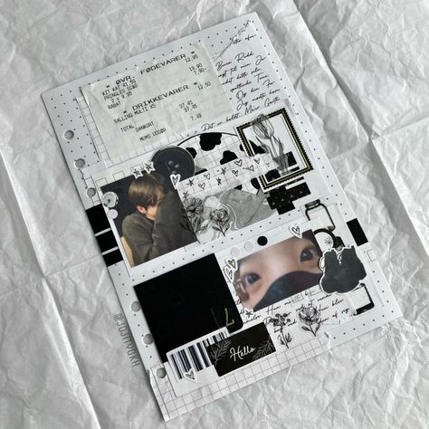 Jungkook Scrapbook Ideas, Jungkook Binder Cover, Jungkook Scrapbook, Jungkook Journal, Binder Cover Ideas, Bts Journal, 2 Aesthetic, Binder Cover, Journal Spreads