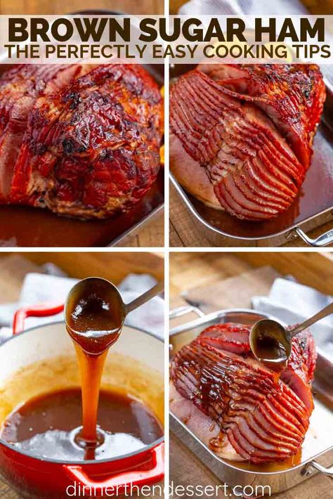 Spiral Ham Brown Sugar Glaze, Mini Ham Recipe, Glaze For Ham Brown Sugar Easy, Juicy Baked Ham Recipes, How To Make Ham For Thanksgiving, Honey Ham Thanksgiving, Best Easter Ham Recipes, Baked Ham With Brown Sugar Glaze, Brown Sugar Rub For Ham