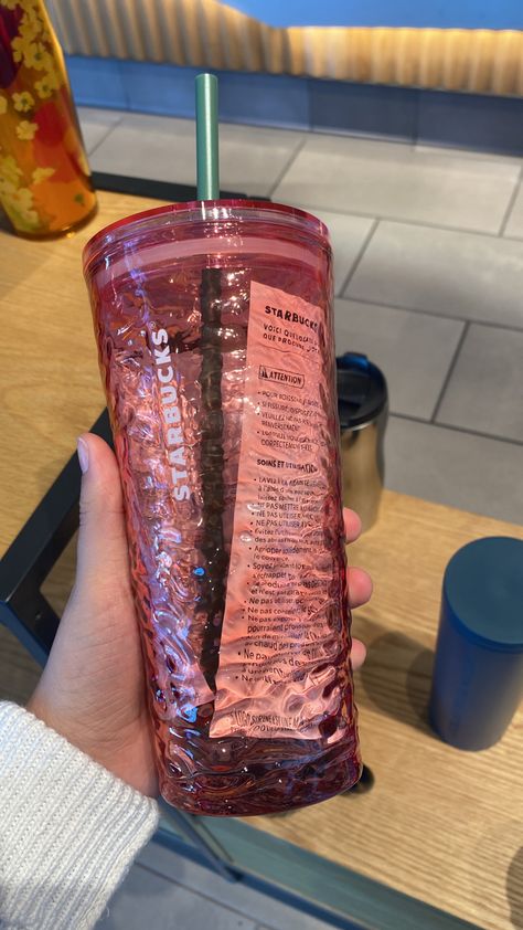 Blackpink Starbucks Tumbler, Starbucks Cups Aesthetic, Rare Starbucks Cups, Starbucks Reusable Cups, Tumbler Starbucks, Cute Starbucks Cups, Pink Starbucks Cup, Copo Starbucks, Starbucks Tumbler Cup