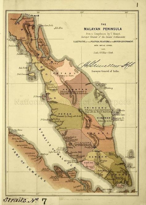 The Malayan Peninsula, 1862. Malay Archipelago, History Of Malaysia, United Nations Peacekeeping, Maps Aesthetic, Penang Island, Asia Map, East Indies, Map Wallpaper, History Of Photography