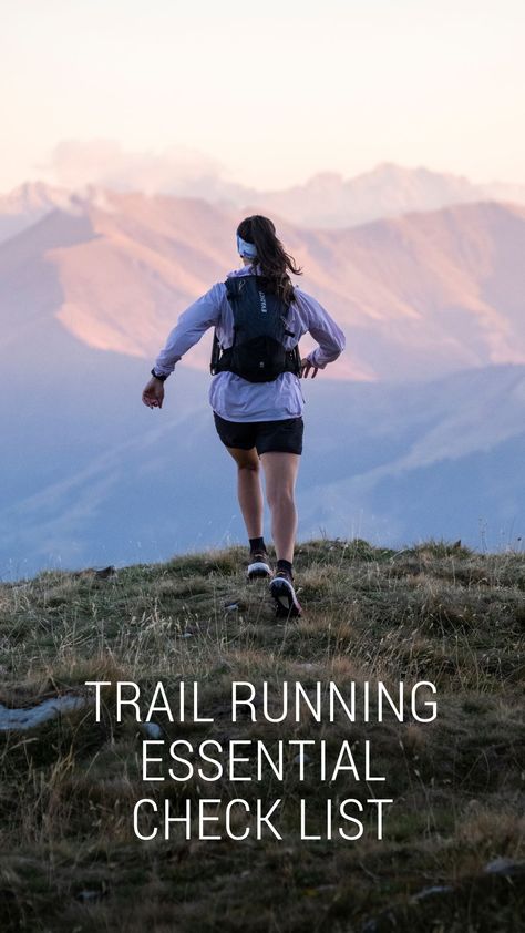 Choosing the right gear for trail running is key to practising this sport in the best way. Check out our list of trail running essentials, from shoes to hydration vests. Trail Running Aesthetic, Trail Running Outfit Woman, Trail Running Gear, Running Essentials, Running Outfit, Gear List, Running Accessories, Running Gear, Running Tips