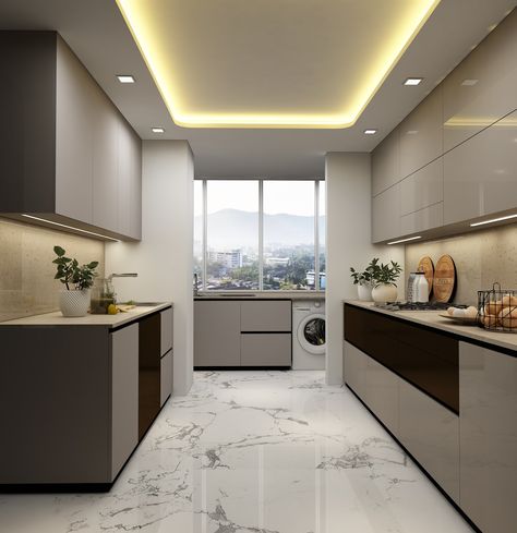 Kitchen Pop Ceiling Design, Kitchen False Ceiling Design, Island Kitchens, Kitchen Ceiling Design, Plaster Ceiling Design, Simple Ceiling Design, Kitchens Ideas, Interior Ceiling Design, Pop False Ceiling Design