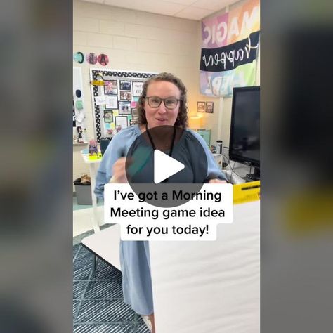 Who else LOVES doing morning meetings in their classroom? We always en... | team building games for work | TikTok Morning Meeting Team Building Activities, Morning Team Motivation, Work Place Motivation Games, Staff Meeting Games Team Building, Fun Morning Meeting Games, Meeting Games, Team Morale, Staff Motivation, Team Bonding