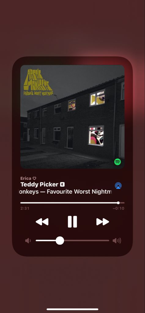 #arcticmonkeys #music #song #album #indierock #spotify Iphone Music Player, Spotify Screenshot, 505 Arctic Monkeys, Iphone Music, Music Poster Ideas, Music Collage, Artic Monkeys, Music Recommendations, Music Pics