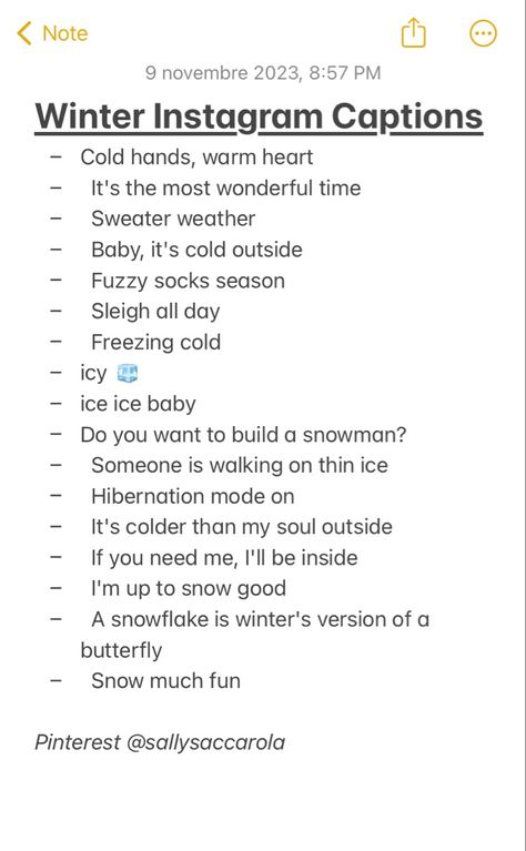 Cozy, winter instagram captions for your post!
You will became an instagram beauty with those captions Snowy Day Instagram Captions, Classy Outfit Captions For Instagram, Cozy Winter Captions, Winter Bios For Instagram, Cute Winter Quotes Aesthetic, Winter Dump Captions, Winter Post Ideas Instagram, Winter Formal Instagram Captions, Ice Skating Instagram Captions