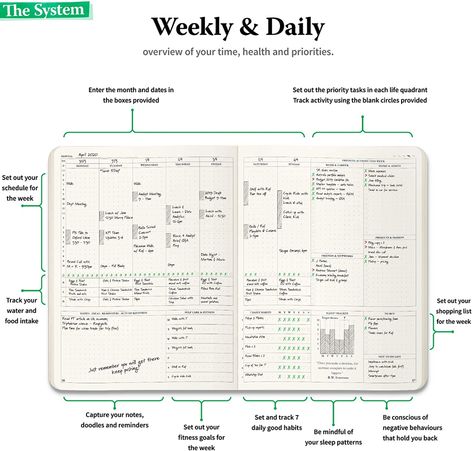 Life Goal Setting, Productivity Journal, Day Organizer, Organizer Notebook, Undated Daily Planner, Notebook Organization, Planner Notebook, Planner Pdf, Planner Printables Free
