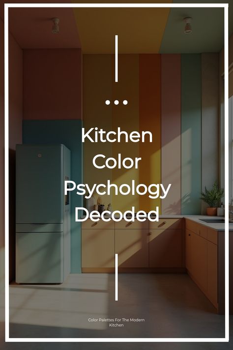 Modern kitchen illustrating color psychology principles One Color Kitchen, Kitchen Pallet Ideas Colour Palettes, Bold Kitchen Colors, Kitchen Color Palette Ideas, Kitchen Color Palettes, Two Tone Cabinets, Kitchen Guide, Bohemian Kitchen, Kitchen Paint Colors