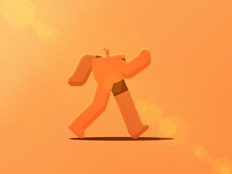 Happy Walk Cycle by Cub Studio Happy Walk Cycle, Animation Walk Cycle, Walk Cycle, Motion Graphics Design, Motion Design Animation, 2d Character, By The Ocean, New Start, Silver Spring