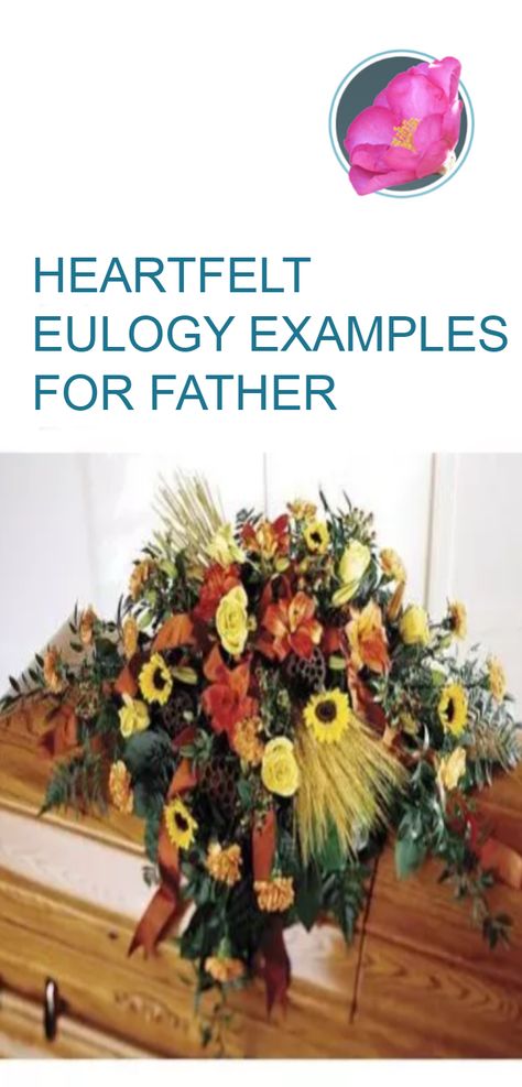 Written by the editor of the GriefandSympathy website and her brother for their father, these are real eulogies that we gave at our Dad's funeral and we are proud to have written them. #eulogyexamples  #sampleeulogies  #funeralspeechexamples Writing A Eulogy Father, Father Eulogy From Daughter, Eulogy Examples Dads, Eulogy For Father, Eulogy Ideas For Dad, Eulogy For Dad From Daughter, Prayer For Dad, Eulogy Quotes, Words For Father