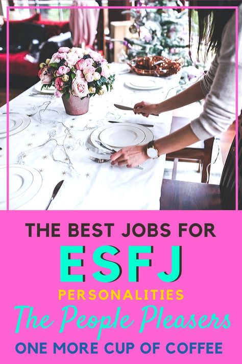 If you are an ESFJ, you are probably a people pleaser. Here are the best jobs for you personality type! #ESFJ #ESFJcareer #ESFJjobs #MBTI #personality Esfj Style, Esfj Careers, Esfj Personality, Jobs Without A Degree, People Pleasers, Adulting 101, Entry Level Jobs, Best Jobs, Myers Briggs Personality Types