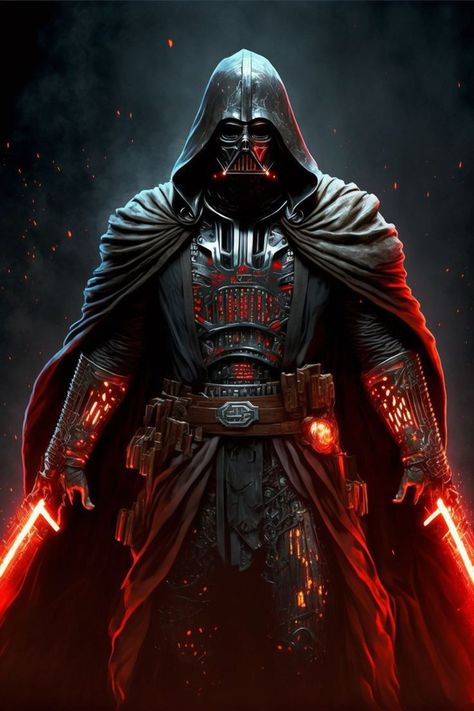 Vader Wallpaper, Darth Vader Wallpaper, Star Wars Villains, Star Wars Painting, Anakin Vader, Star Wars Background, Star Wars Sith, Star Wars Characters Pictures, Vader Star Wars