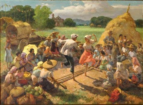 Farm Girl: Fernando Amorsolo. #Filipinotattoos | Fernando amorsolo paintings, Amorsolo paintings ... Tinikling Dance, Philippine Traditions, Fernando Amorsolo, Filipino Architecture, Collage Landscape, Filipino Art, Philippine Art, Art Zine, Philippines Culture