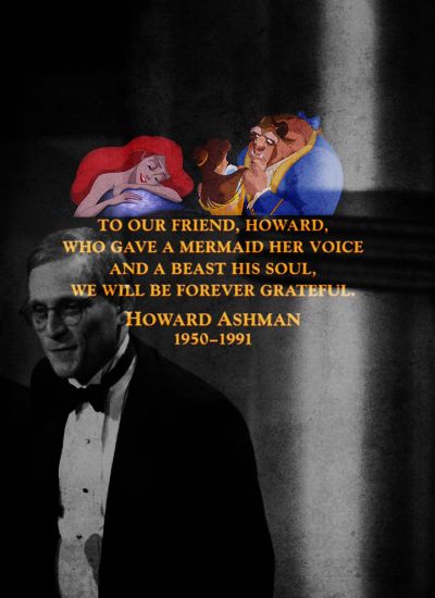 Howard Ashman Howard Ashman, How To Believe, Her Voice, Forever Grateful, A Beast, Happiest Place On Earth, Disney Quotes, Disney Dream, A Mermaid