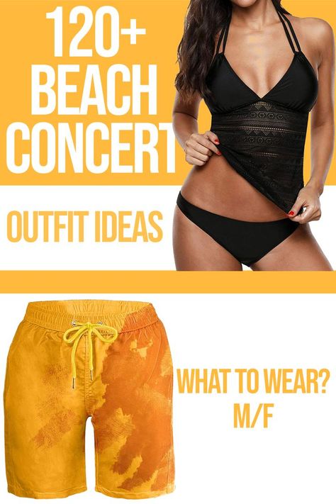 Going to a beach concert and don't know what to wear? We gathered over 120 outfits with 4 different styles, so you can put together your ideal beach concert outfit! Beach Concert Outfit, Hard Rock Outfit, Outdoor Concert Outfit, Beach Concert, Concerts Outfits, Don't Know What To Wear, Concert Outfit Summer, Concert Outfit Ideas, Mexico Beach