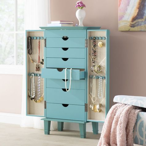 Jewelry armoire makeover