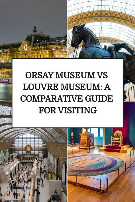 Choosing between the Orsay Museum and the Louvre Museum can feel like deciding between two masterpieces. Here is a comparative guide discussing Orsay Museum vs Louvre Museum. Orsay Museum, The Louvre Museum, Paris Landmarks, Paris Travel Tips, Museums In Paris, Louvre Museum, The Louvre, Champs Elysees, Post Impressionists