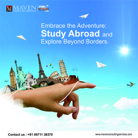 🌍✈️ Ready to embrace the adventure of studying abroad? 🎓✨ Explore beyond borders with Maven Study Abroad and unlock a world of opportunities! 🌟🤩 #StudyAbroad #ExploreTheWorld #MavenAbroad #GlobalOpportunities #BeyondBorders #AdventureAwaits
Get in touch with us for expert counselling
at +91 89711 38370 or visit
www.mavenconsultingservices.com
For more information regarding studying abroad,. Study In Uk Creative Ads, Study Abroad Ads, Study Abroad Creative Ads, Study Abroad Poster, Study In Abroad, Ads Inspiration, International Studies, Real Estate Advertising, Beyond Borders