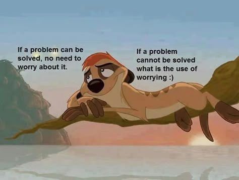 Problems Timon Quotes, Hakuna Matata Quotes, Inspirational Disney Quotes, Lion King Quotes, Cute Disney Quotes, Worry Quotes, Disney Quote, King Quotes, Disney Movie Quotes