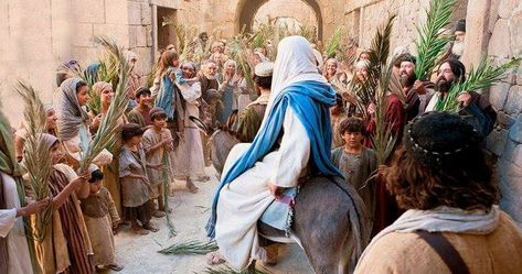 Happy Palm Sunday, Hosanna In The Highest, Triumphal Entry, Sunday Images, Doctrine And Covenants, Psalm 118, Palm Sunday, The Book Of Mormon, Holy Week