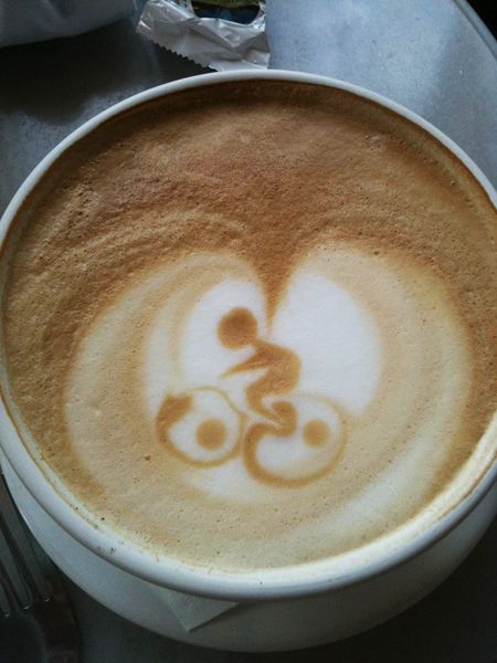 To help me have a deeper understanding of what it means to #relax. Coffee Bike, Coffee Latte Art, Cappuccino Machine, I Want To Ride My Bicycle, Bicycle Art, Cycling Art, Art Contest, Bike Art, Coffee Latte